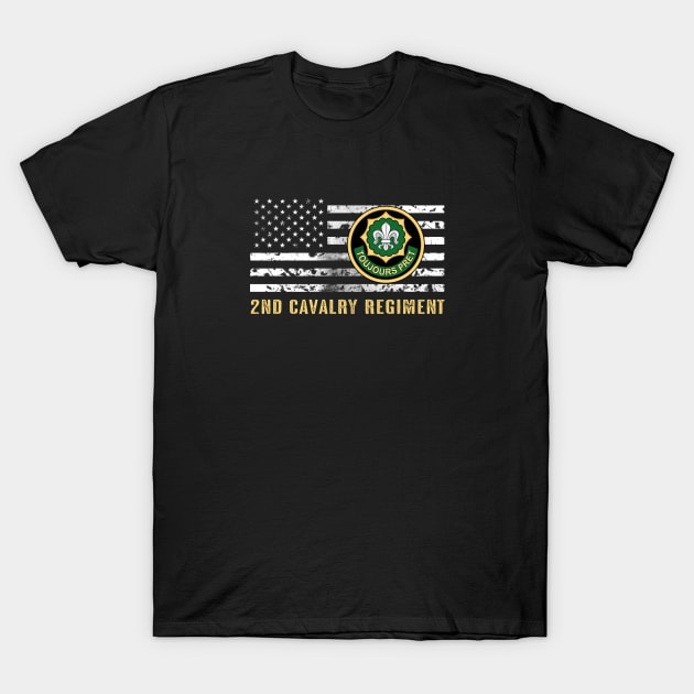 2nd Cavalry Regiment T-Shirt by Jared S Davies